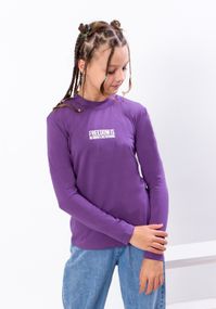 Водолазка для дівчинки (підліткова) Носи своє 152 Фіолетовий (p-10267-109846)