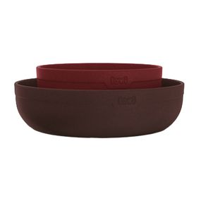 Тарілка дитяча Lovi Pistachio Tamarillo Бордові 2 шт (21/531_red)