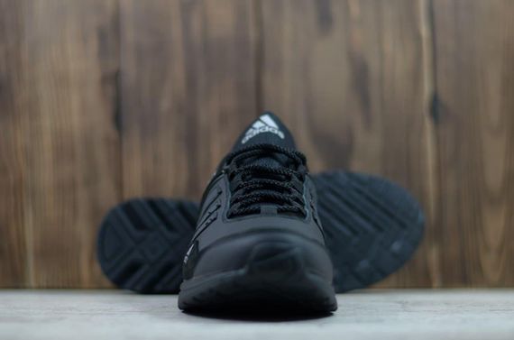 Шкіряні кросівки Adidas колір чорний | Зображення 5