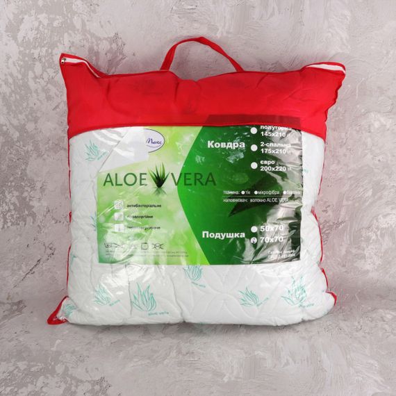 Стьобана подушка ALOE VERA на замку 70х70 від українського виробника 55095 | Зображення 9