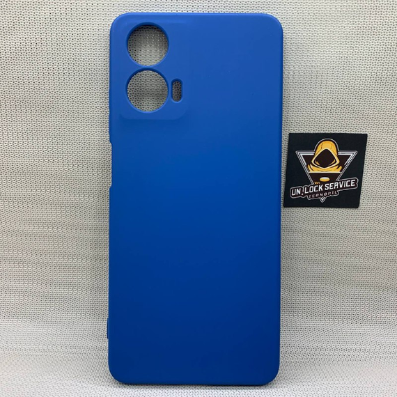 Motorola G24 SoftTouch Silicone Протиударний чохол софт тач Синій
