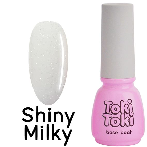 Камуфлювальна база Toki-Toki Shiny Milky 5мл | Зображення 1
