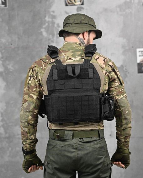 Плитоноска 4 скидання black Single Sword ВТ1096 | Зображення 2