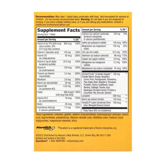 Men's Complete Multivitamin - 50 tabs | Зображення 1