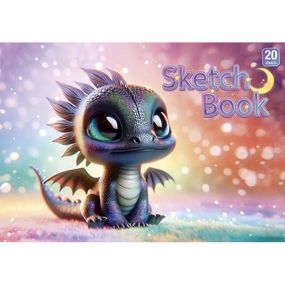 Альбом для малювання PB-GB-020-8515-1 склейка 20 акрушів