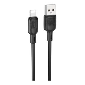 USB Borofone BX113 Silicone Lightning 2.4A 3m