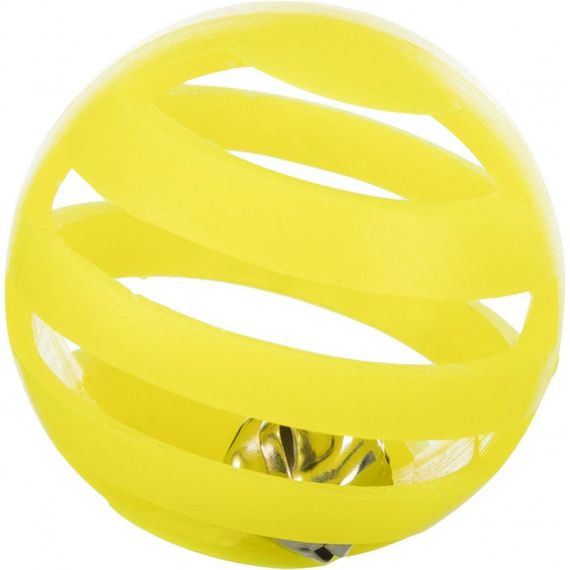 Набір іграшок Trixie для котів М_ячики з дзвіночком пластикові 4 шт/уп | Зображення 4