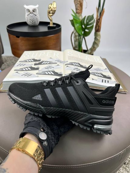 Чоловічі кросівки Marathon Pro+ New All Black (текстиль) A3906 45 28.5 см