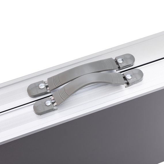 Розкладний стіл + 4 стільці кемпінговий набір для пікніка, риболовлі, відпочинку, туризму Сірий JY-12061G | Зображення 6