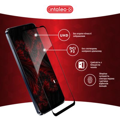 Стекло защитное Intaleo Full Glue Moto G54 Black (1283126582431) | Зображення 3