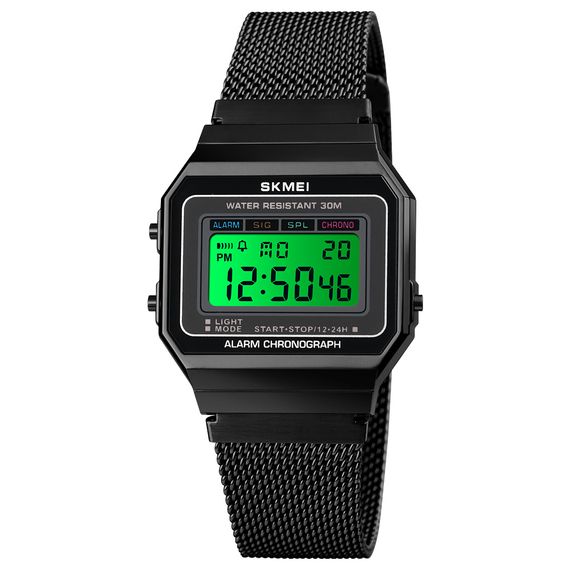 Чоловічий годинник Skmei 1660BK Black | Зображення 1