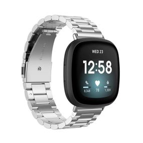 Металлический ремешок Primolux для часов Fitbit Versa 4 / Fitbit Sense 2 - Silver