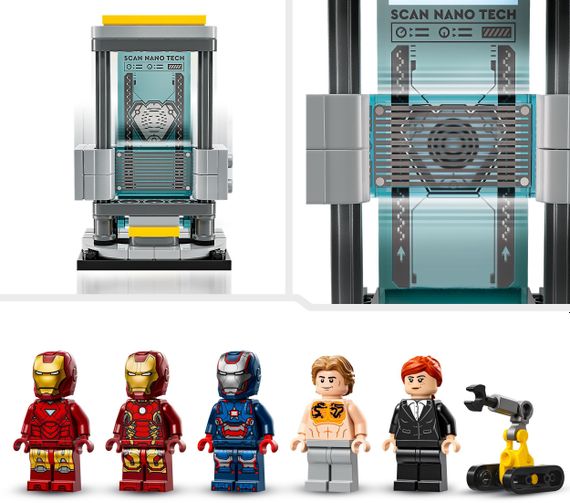 Конструктор LEGO Super Heroes Лаборатория Железного Человека: зал брони 76315 | Зображення 8
