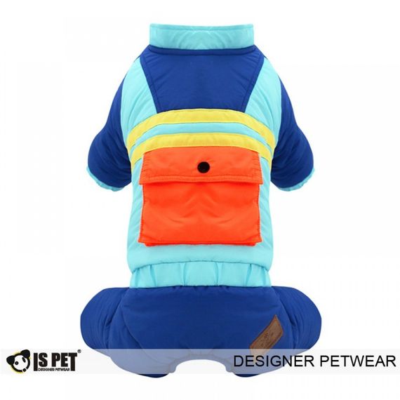 Зимний комбинезон для собак Is Pet "Grand pocket overall" голубой | Зображення 1