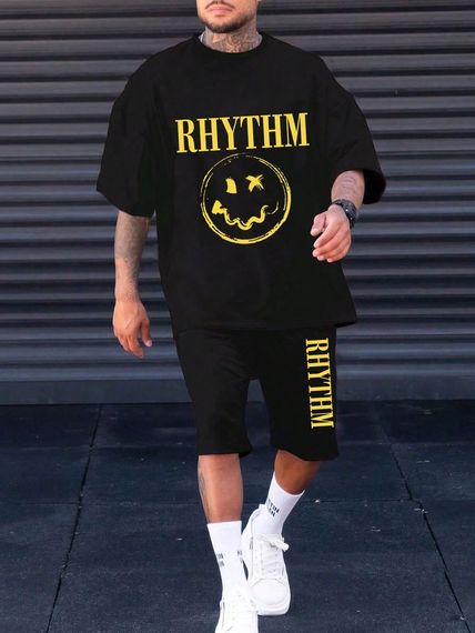 Комплект футболка та шорти ДТФ (петля оверсайз)