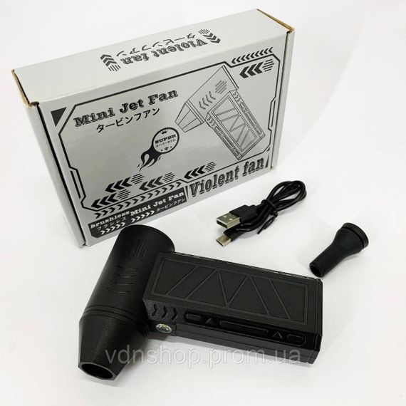 Ручной аккумуляторный мини-турбовентилятор, компрессор, Автомобильный турбовентилятор для удаления пыли HS-69 | Зображення 1