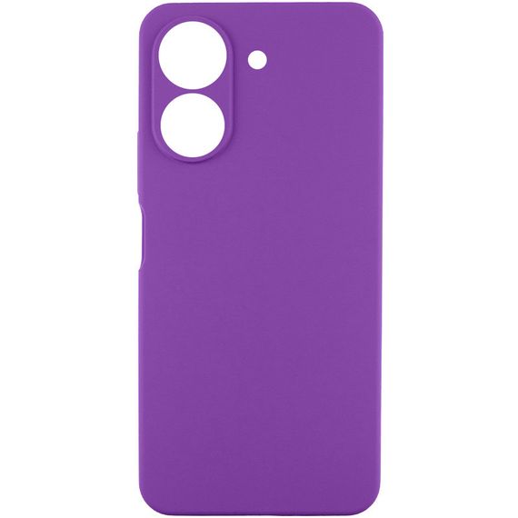 Чохол TPU GETMAN Liquid Silk Full Camera для Xiaomi Redmi 13C / Poco C65 Фіолетовий / Purple