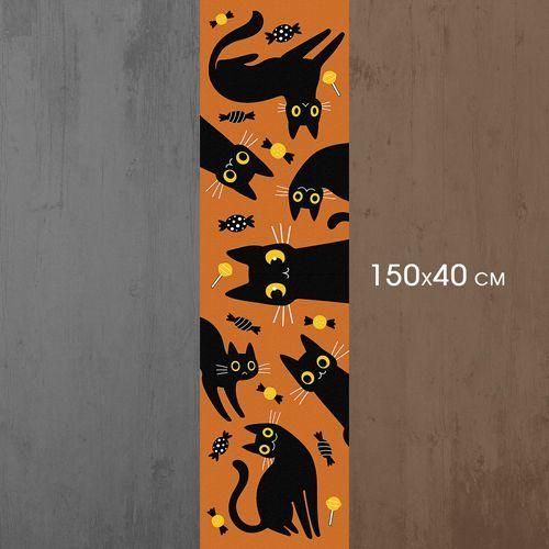 Доріжка на стіл Котики та цукерки 150x40 см (DR__24S021) | Зображення 2