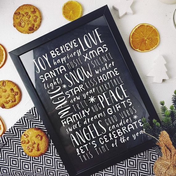 Постер в рамке Xmas 21x30 см (A4)