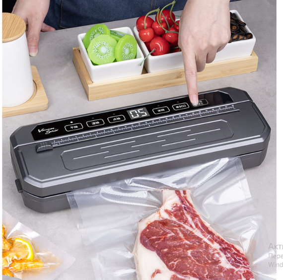 Вакуумний пакувальник універсальний Food Vaccum Sealer 65 kPa 6 режимів | Зображення 3