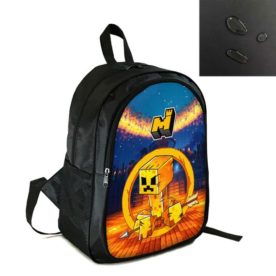 Рюкзак городской/школьный 38×28см с принтом Minecraft Крипер детский, подростковый,спортивный(4176)