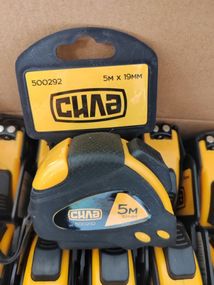 Рулетка обрезиненная Стандарт «Супермагнит» с автостопом 5м х 19мм СИЛА