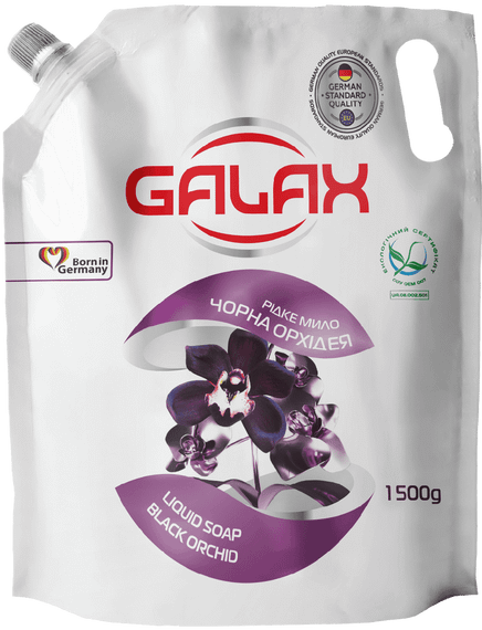 Рідке мило Galax «Чорна орхідея» 1500 г.