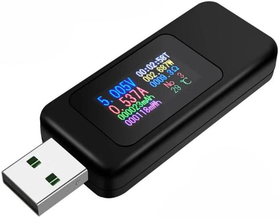 USB тестер Keweisi KWS-MX18L - Black