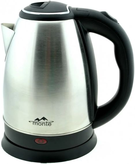 Електрочайник з нержавіючої сталі Monte MT-1802, 2 л, 1500 Вт | Зображення 1