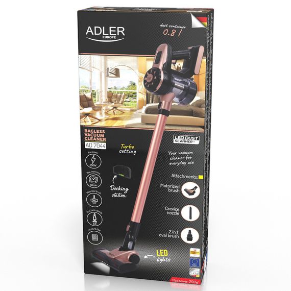 Пылесос вертикальный Adler AD 7044 аккумуляторный беспроводной для дома и авто | Зображення 9