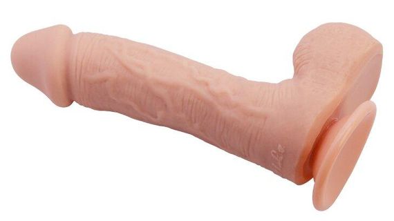 Фаллоимитатор на присоске Baile Beautiful JOHNSON 9.2'' Flesh, BW-008040NR Sex Aura | Зображення 8