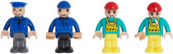 Конструктор ZIPP Toys 'Потяг DF5 1391 з рельсами'. Колір: червоний | Зображення 1