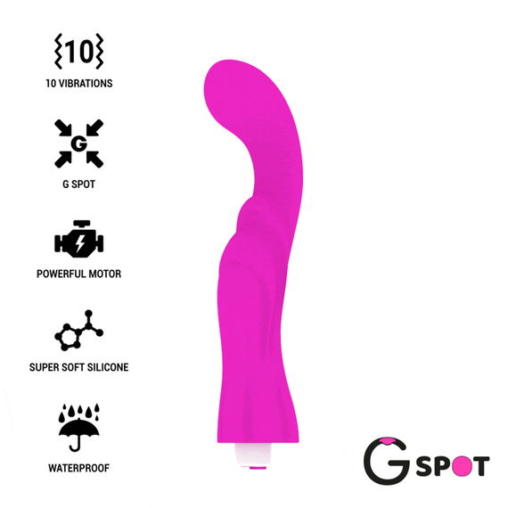 Вібратор для зони G GREGORY, колір: фіолетовий G-SPOT (Іспанія)
