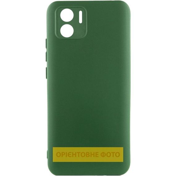Чохол Silicone Cover Ummi Lakshmi Full Camera (AA) для Xiaomi Redmi A1+ / A2+ Зелений / Dark green