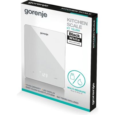 Ваги кухонні Gorenje KT10LBW | Зображення 2