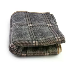 Електропростирадло Electric Blanket 150×120 см з підігрівом, сіре картате