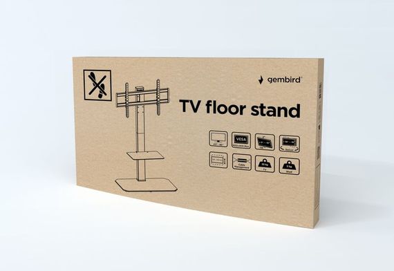 Підлогова тумба під телевізор  Gembird TVS-86ST-01 | Зображення 7