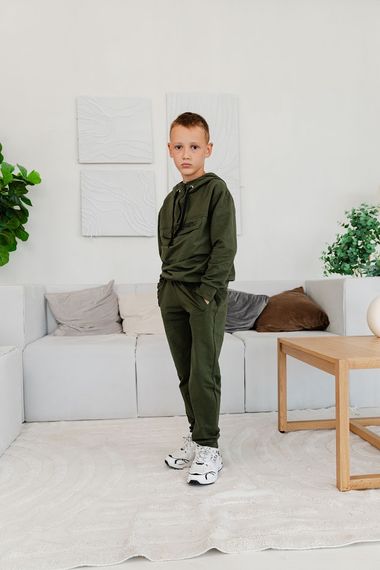 Костюм для хлопчика (підлітковий) Носи своє 146 Зелений (p-9814-104508) | Зображення 6