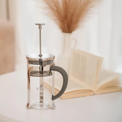 Френч-прес Well Done WD-8016B із ручкою soft-touch 600 мл | Зображення 2