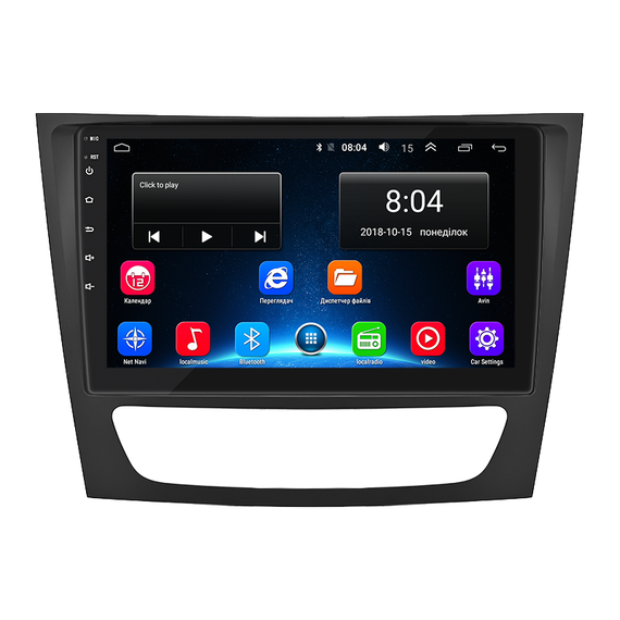 Штатна магнітола Lesko для Mercedes-Benz E-Класс III (W211, S211) 2002-2006