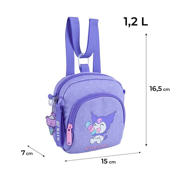 Сумка-рюкзак детская Kite Kids Kuromi HK25-2620-2 1.2 л | Зображення 1