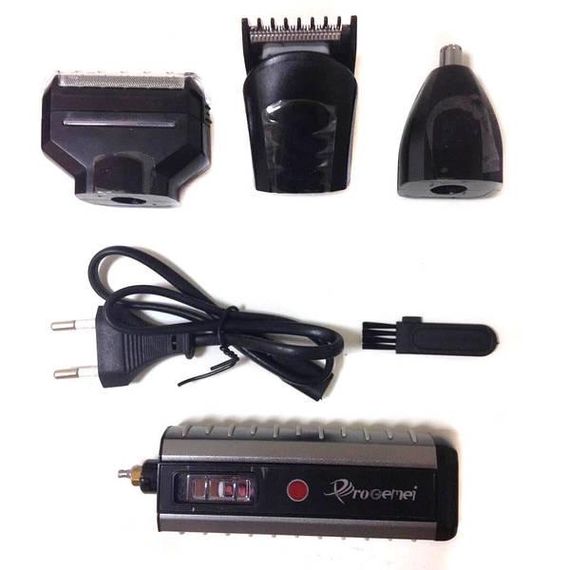 Электрическая аккумуляторная бритва Gemei GM 789 3 насадки