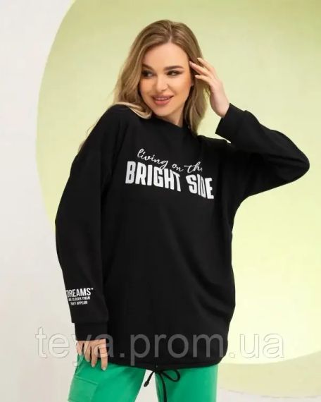 Толстовка цвет черный размеры S, L, M, XL FI_007008