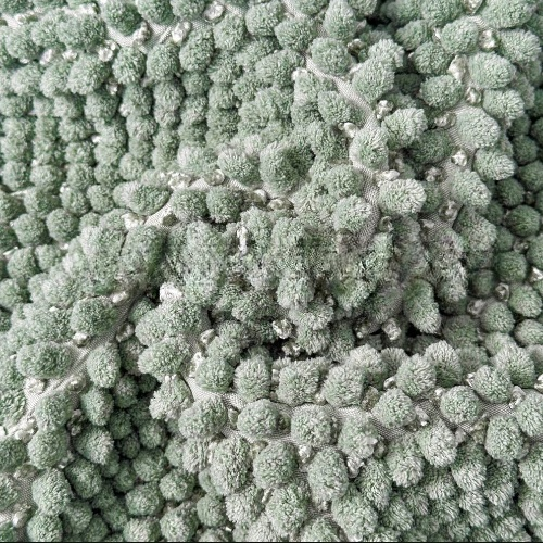 АКЦІЯ Набір килимків для ванної 2шт 55*50см+50*80см Pineapple нефрит + Фіранка PEVA Дариана | Зображення 3