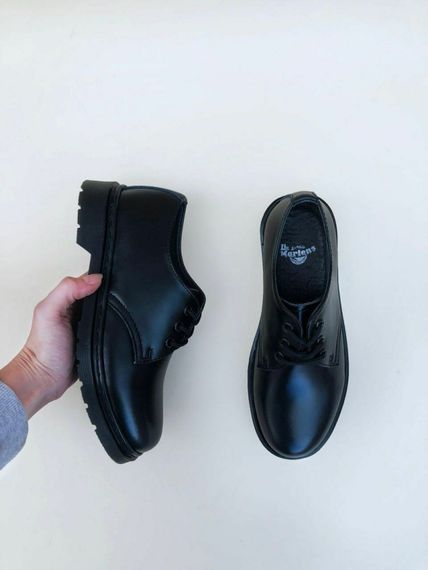 Чоловічі шкіряні класичні туфлі Dr Martens на шнурівці колір чорний | Зображення 3