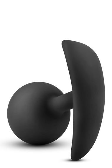 Анальний плаг Blush з внутрішнім кулькою Adventures Platinum Silicone Vibra Sex Aura | Зображення 4