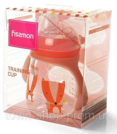 Бутылочка детская для кормления Fissman Babies "Хитрый лис" 260мл с ручками FN-6907 | Зображення 3