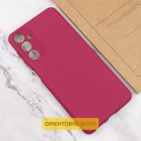 Чохол TPU GETMAN Liquid Silk Full Camera для Xiaomi Redmi 15 (EU) Бордовий / Marsala | Зображення 3