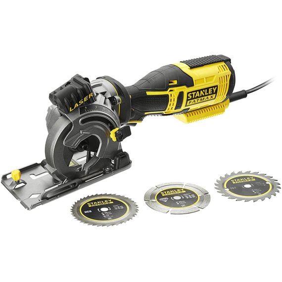 Пила циркулярная компактная сетевая STANLEY FATMAX FME380K | Зображення 1