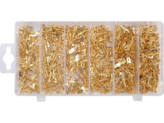 Набір клеми контактні електропровідників 2 види 600 штук YATO YT-068684